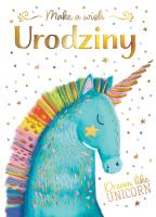 Karnet B6 Urodziny - Jednorożec z gwiazdą. Wydawca: Henry. SmakLiter.pl Opakowanie Karnet B6 Urodziny - Jednorożec z gwiazdą