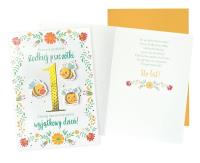 Opakowanie Karnet B6 Urodziny Roczek (pszczółki)