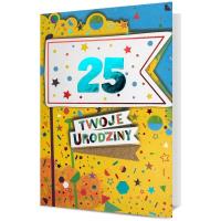 Opakowanie Karnet B6 Urodziny (wymienne cyfry)