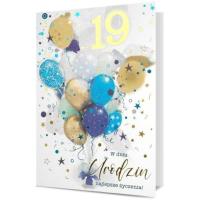 Opakowanie Karnet B6 Urodziny (wymienne cyfry)