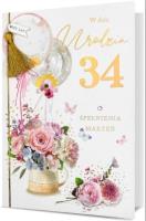 Opakowanie Karnet B6 Urodziny (wymienne cyfry)