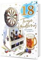 Opakowanie Karnet B6 Urodziny (wymienne cyfry)