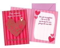 Opakowanie Karnet B6 Walentynki