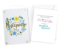 Okładka książki Karnet B6 Wszystkiego najlepszego kwiaty