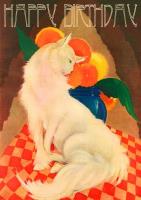 Opakowanie Karnet B6 z kopertą Urodziny Biały kot