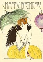 Opakowanie Karnet B6 z kopertą Urodziny Parasolka