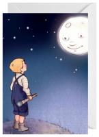 Opakowanie Karnet C6 Księżyc