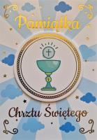 Opakowanie Karnet Chrzest chłopiec