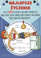 Opakowanie Karnet Comic B6 + koperta wzór nr 19 Urodziny