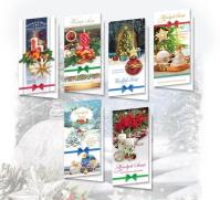 Opakowanie Karnet DL BN z nalepkami, świeckie (10szt) MIX