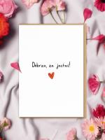 Opakowanie Karnet - dobrze, że jesteś