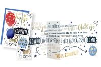 Opakowanie Karnet HR-003 Urodziny męskie