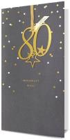 Opakowanie Karnet KL Urodziny 80