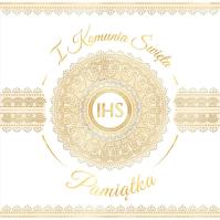 Opakowanie Karnet Komunia Hostia