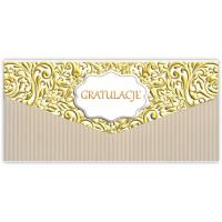 Karnet-koperta Gratulacje. Wydawca: Trend. SmakLiter.pl Opakowanie Karnet-koperta Gratulacje