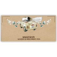Karnet-koperta Ślub kraft. Wydawca: Trend. SmakLiter.pl Opakowanie Karnet-koperta Ślub kraft
