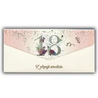 Opakowanie Karnet-koperta Urodziny 18
