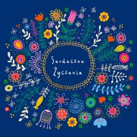 Opakowanie Karnet KW Kwiaty neonowe