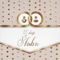 Opakowanie Karnet KW ślub Obrączki