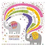 Karnet KW Urodziny - Słonie. Wydawca: Henry. SmakLiter.pl Opakowanie Karnet KW Urodziny - Słonie