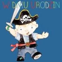 Opakowanie Karnet kwadrat CL4213_PO Urodziny Pirat