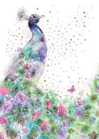 Karnet mini B8 Paw w kwiatach. Wydawca: Henry. SmakLiter.pl Opakowanie Karnet mini B8 Paw w kwiatach