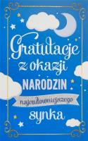 Opakowanie Karnet Narodziny chłopiec 2K - 087