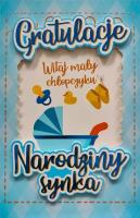 Opakowanie Karnet Narodziny chłopiec 6K - 012
