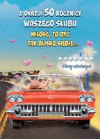 Opakowanie Karnet okolicznościowy Rocznica Ślubu 50