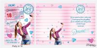 Opakowanie Karnet Party naklejany B6+koperta Urodziny 18 wz18