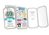 Opakowanie Karnet PM-203 Urodziny 40 2022