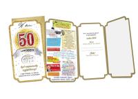 Opakowanie Karnet PM-204 Urodziny 50 2022