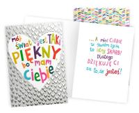 Opakowanie Karnet Podziękowania (mam Ciebie)