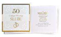 Opakowanie Karnet Primus Rocznica ślubu 50