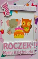 Opakowanie Karnet Roczek dziewczynka 6K - 016