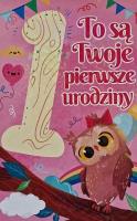 Opakowanie Karnet Roczek dziewczynka