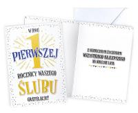 Opakowanie Karnet Rocznica ślubu 1