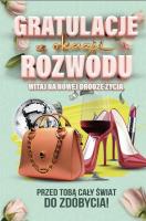 Opakowanie Karnet Rozwód Damski z zawieszką