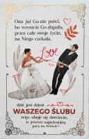 Opakowanie Karnet Ślub