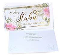 Opakowanie Karnet Ślub