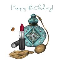 Opakowanie Karnet Swarovski kwadrat CL0316 Urodziny szminka