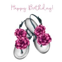 Opakowanie Karnet Swarovski kwadrat CL0317 Urodziny - sandały