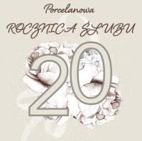 Opakowanie Karnet Swarovski kwadrat CL4406 Rocznica Ślubu 20