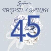 Opakowanie Karnet Swarovski kwadrat CL4411 Rocznica Ślubu 45