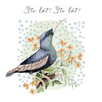 Karnet Swarovski kwadrat CL4509_PO Sto lat!Sto lat. Wydawca: Clear Creations. SmakLiter.pl Opakowanie Karnet Swarovski kwadrat CL4509_PO Sto lat!Sto lat