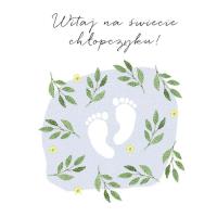 Karnet Swarovski kwadrat CL4514_PO Narodziny. Wydawca: Clear Creations. SmakLiter.pl Opakowanie Karnet Swarovski kwadrat CL4514_PO Narodziny