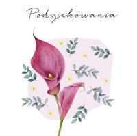 Opakowanie Karnet Swarovski kwadrat CL4519_PO Dziękuję