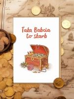 Karnet - Taka Babcia to skarb. Wydawca: Nadwyraz. SmakLiter.pl Opakowanie Karnet - Taka Babcia to skarb