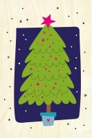 Opakowanie Karnet - Tradycyjna choinka