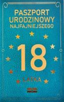Opakowanie Karnet Urodzinowy 18 JCX - 033